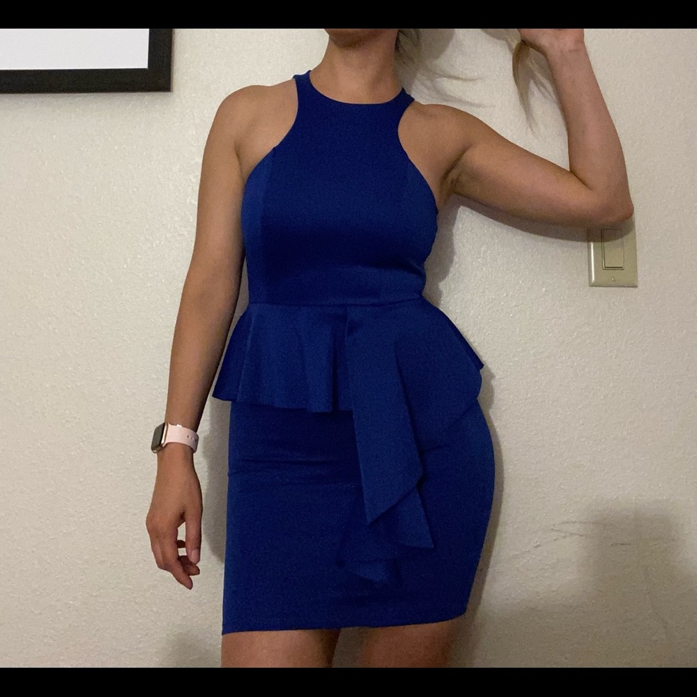 Royal blue dress